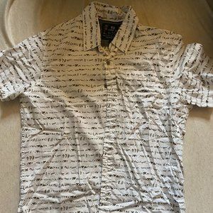Men's short sleeve button down